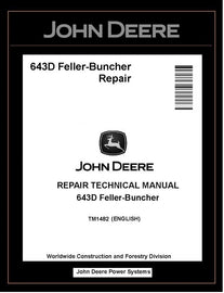 TM1482 John Deere 643D Feller Buncher