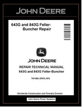Load image into Gallery viewer, TM1684 John Deere 643G, 843G Feller Buncher