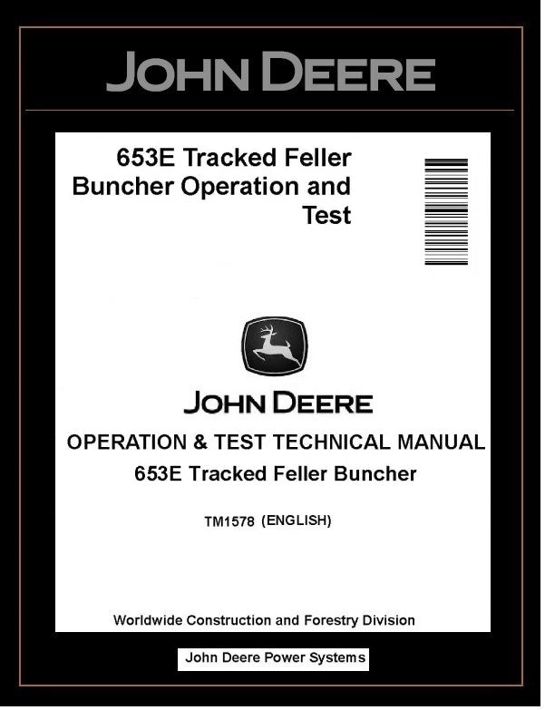 TM1578 John Deere 653E Feller Buncher