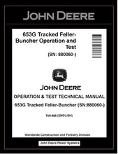 Load image into Gallery viewer, TM1868 John Deere 653G Feller Buncher 