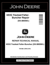 Load image into Gallery viewer, TM1869 John Deere 653G Tracked Feller Buncher