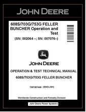 Load image into Gallery viewer, TMF387448 John Deere 608S, 703G, 753G Feller Buncher