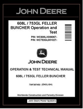 Load image into Gallery viewer, TMF387450 John Deere 608L, 753GL Feller Buncher