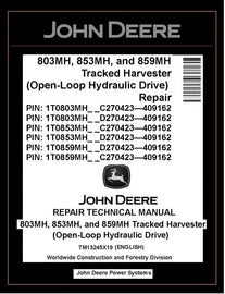 TM13245X19 John Deere 803MH 853MH 859MH Harvester PDF