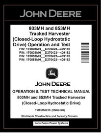TM13150X19 John Deere 803MH 853MH Harvester PDF