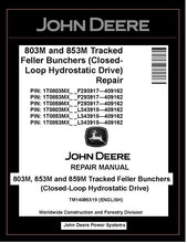 Load image into Gallery viewer, TM14086X19 John Deere 803M 853M 859M Feller Buncher Repair Manual PDF