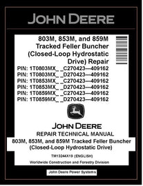 TM13244X19 John Deere 803M 853M 859M Feller Buncher PDF