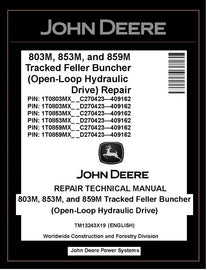 TM13243X19 John Deere 803M 853M 859M Feller Buncher PDF
