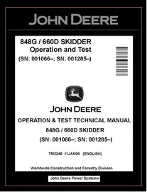 TM2248 John Deere 848G, 660D Skidder