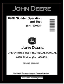 TM10287 John Deere 848H Skidder