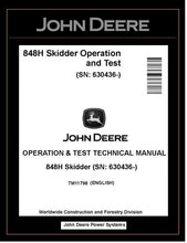 Load image into Gallery viewer, TM11798 John Deere 848H Skidder