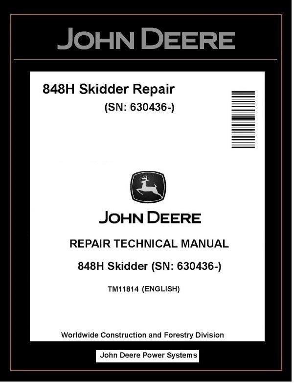 TM11814 John Deere 848H Skidder