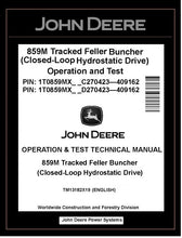 Load image into Gallery viewer, John Deere 859MH Harvester TM13183X19