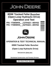 TM13181X19 John Deere 859M Feller Buncher PDF