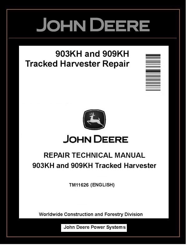 TM11626 John Deere 903KH & 909KH Tracked Harvester