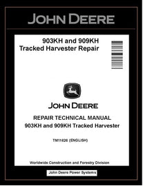 TM11626 John Deere 903KH & 909KH Tracked Harvester
