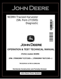 TM13234X19 John Deere 903MH Harvester PDF