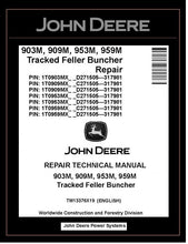 Load image into Gallery viewer, TM13376X19 John Deere 903M 959M Feller Buncher PDF