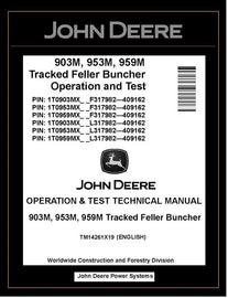 TM14261X19 John Deere 903M 953M 959M Feller Buncher