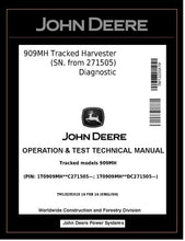 Load image into Gallery viewer, TM13235X19 John Deere 909MH Tracked Harvester PDF