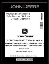 Load image into Gallery viewer, TM13233X19 John Deere 909M 959M Feller Buncher PDF
