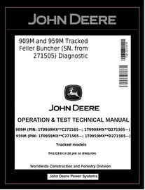 TM13233X19 John Deere 909M 959M Feller Buncher PDF
