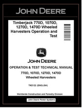 Load image into Gallery viewer, TM2122 John Deere 770D, 1470D Harvester