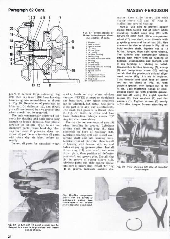 Massey Ferguson MF1105, MF1135, MF1155 Tractor PDF Shop Manual