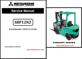 PDF Mitsubishi SBP12N2 Forklift Service Repair Manual