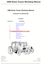 Load image into Gallery viewer, Service Workshop Manual Massey Ferguson MF 4300 Series Tractor PDF