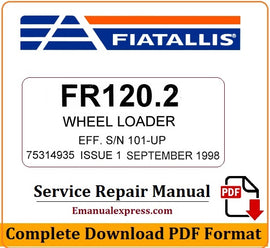 Download PDF - Fiat Allis FR120.2 Wheel Loader Service Repair Manual
