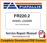 Download PDF - Fiat Allis FR220.2 Wheel Loader Service Repair Manual