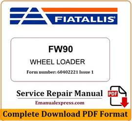 Download PDF - Fiat Allis FW90 Wheel Loader Service Repair Manual