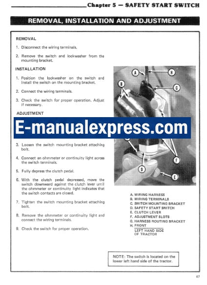 Ford New Holland 1200 1300 1500 1700 1900 Tractor Service Repair Manual PDF Download OEM Workshop Manual
