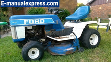 Load image into Gallery viewer, Ford LT8 LT11 LT11H Lawn Tractor Service Repair Manual PDF Download OEM Factory Workshop Manual