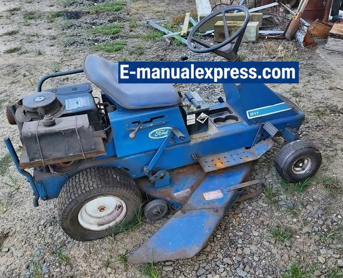 Ford R8 R11 Riding Mower Tractor Service Repair Manual PDF Download OEM Factory Workshop Manual