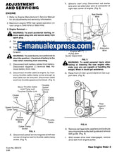 Load image into Gallery viewer, Ford R8 R11 Riding Mower Tractor Service Repair Manual PDF Download OEM Factory Workshop Manual