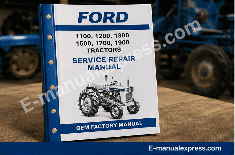 Ford 1100 1200 1300 1500 1700 1900 Tractors Service Repair Manual PDF Instant Download | OEM Workshop Manual | E-manualexpress.com