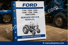 Load image into Gallery viewer, Ford 1100 1200 1300 1500 1700 1900 Tractors Service Repair Manual PDF Instant Download | OEM Workshop Manual | E-manualexpress.com