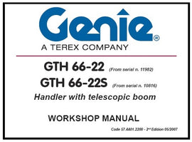 Download PDF - Genie GTH66-22 , GTH66-22S Telescopic Boom Service Repair Manual