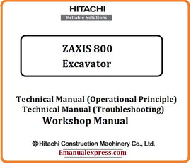Download PDF - Hitachi ZAXIS 800 Excavator Service Repair Manual
