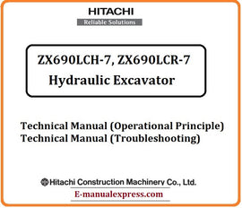 Download PDF - Hitachi ZX690LCH-7, ZX690LCR-7 Hydraulic Excavator Service Repair Manual