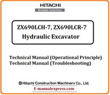 Download PDF - Hitachi ZX690LCH-7, ZX690LCR-7 Hydraulic Excavator Service Repair Manual
