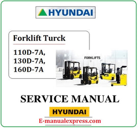 Hyundai 110D-7A, 130D-7A, 160D-7A PDF Download