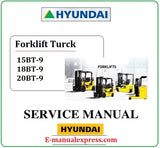 Hyundai 15BT-9, 18BT-9, 20BT-9 PDF Download Forklift Service Manual