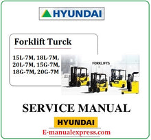 Load image into Gallery viewer, Hyundai 15L-7M, 18L-7M, 20L-7M, 15G-7M, 18G-7M, 20G-7M PDF Forklift