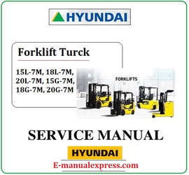 Hyundai 15L-7M, 18L-7M, 20L-7M, 15G-7M, 18G-7M, 20G-7M PDF Forklift