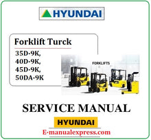Load image into Gallery viewer, Hyundai 35D-9K, 40D-9K, 45D-9K, 50DA-9K PDF Download