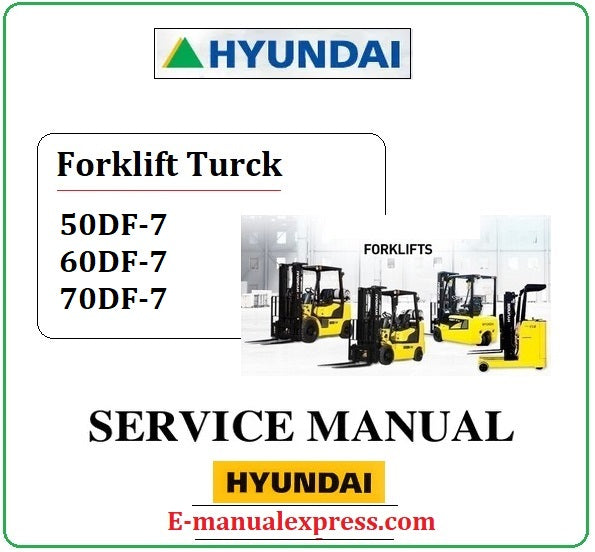 Hyundai 50DF-7 60DF-7 70DF-7 PDF Download