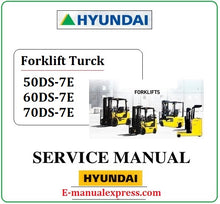 Load image into Gallery viewer, Hyundai 50DS-7E 60DS-7E 70DS-7E PDF Download